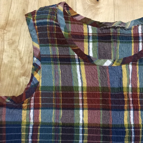 Plaid colorful tank size L. - Picture 4 of 4